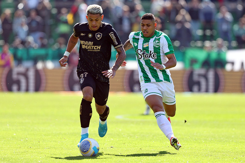 Matheus Martins Juventude x Botafogo pelo Campeonato Brasileiro no Estadio Alfredo Jaconi. 11 de Agosto de 2024, Caxias do Sul, RS, Brasil. Foto: Vitor Silva/Botafogo.