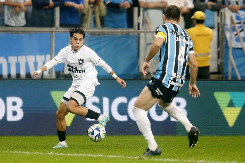 Matias Segovia Gremio x Botafogo pelo Campeonato Brasileiro no Estadio Arena do Gremio. 09 de Julho de 2023, Porto Alegre, RS, Brasil. Foto: Vitor Silva/Botafogo.