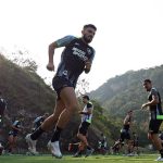 Alex Telles Treino do Botafogo, Esoaco Lonier. 09 de Setembro de 2023, Rio de Janeiro, RJ, Brasil. Foto: Vitor Silva/Botafogo.