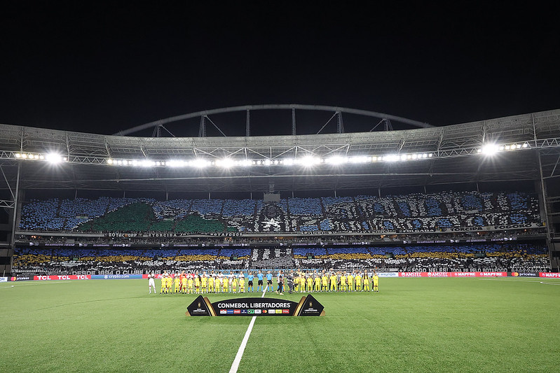 Primeira parte do mosaico. (Foto: Vitor Silva/Botafogo)