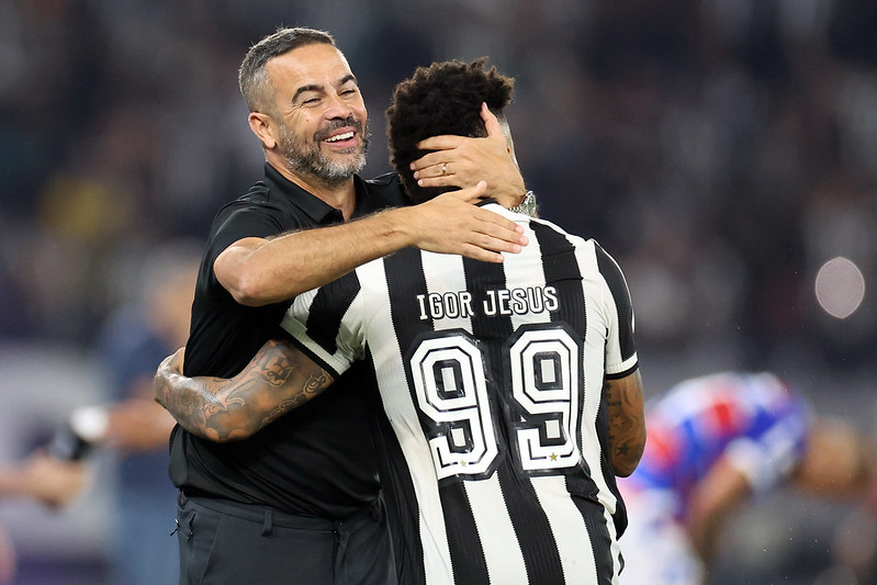 Igor Jesus é titular no time de Artur Jorge. (Foto: Vitor Silva/Botafogo)