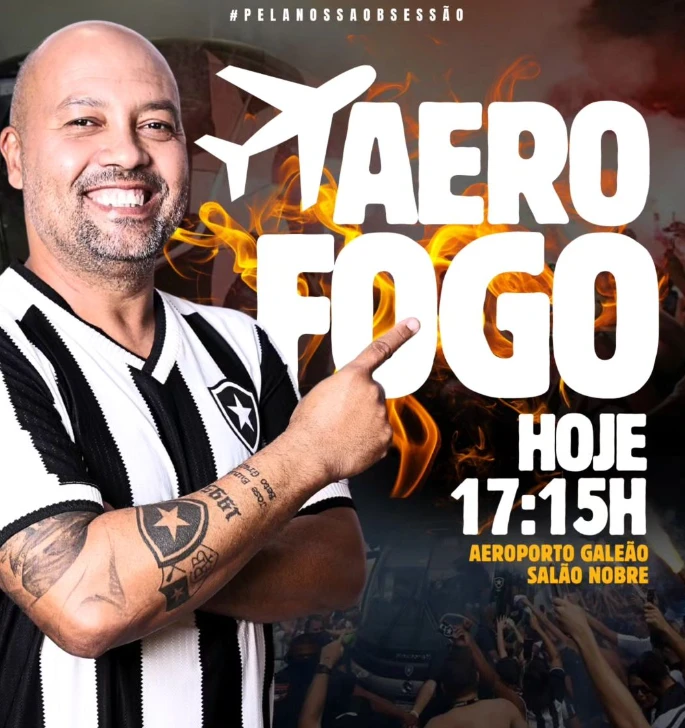 aerofogo aeroporto botafogo