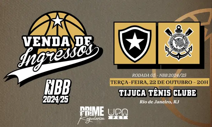 Botafogo basquete -x-Corinthians-NBB-ingressos