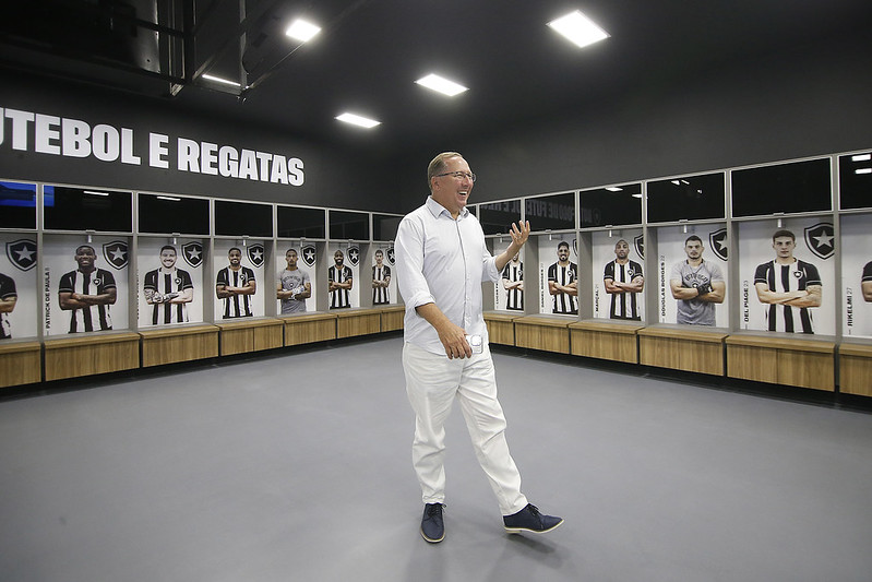 John Textor. Inauguracao do novo vestiario do Estadio Nilton Santos. 22 de julho de 2022, Rio de Janeiro, RJ, Brasil. Foto: Vitor Silva/Botafogo.