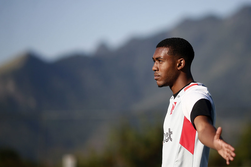 Rayan no treino do Vasco no CT Moacyr Barbosa em 20 de junho de 2023. Foto: Daniel RAMALHO/VASCO

