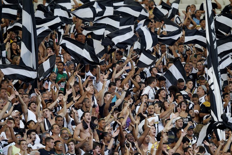 Torcida do Botafogo no Estádio Nilton Santos (Foto: Vitor Silva