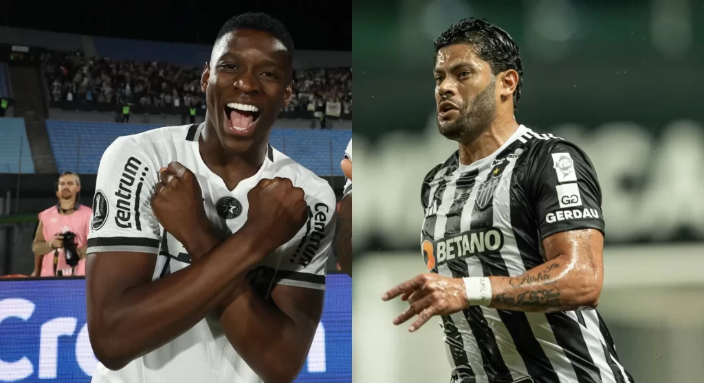 Luiz Henrique vs Hulk botafogo atlético-mg