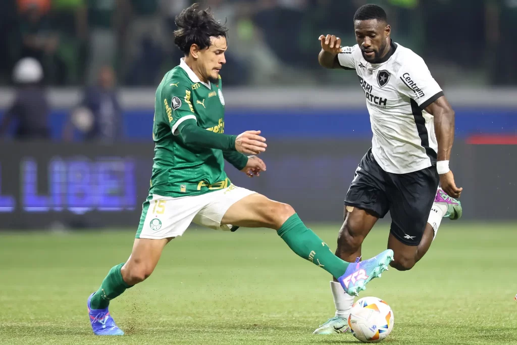 Bastos. Palmeiras x Botafogo pela Copa Conmebol Libertadores no Estadio Niltos Santos Allianz Parque. 21 de Agosto de 2024, Sao Paulo, SP, Brasil. Foto: Vitor Silva/Botafogo.