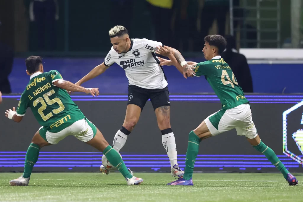 Tiquinho. Palmeiras x Botafogo pela Copa Conmebol Libertadores no Estadio Niltos Santos Allianz Parque. 21 de Agosto de 2024, Sao Paulo, SP, Brasil. Foto: Vitor Silva/Botafogo.

