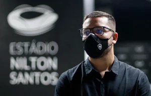 Alessandro Brito, Head Scouting do Botafogo no Estadio Nilton Santos. 15 de Fevereiro de 2022, Rio de Janeiro, RJ, Brasil. Foto: Vitor Silva/Botafogo.