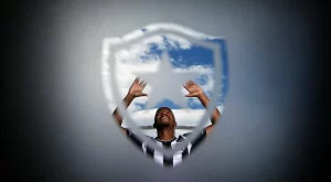 Chegada de Marlon Freitas do Botafogo no Estadio Nilton Santos. 06 de Janeiro de 2023, Rio de Janeiro, RJ, Brasil. Foto: Vitor Silva/Botafogo.