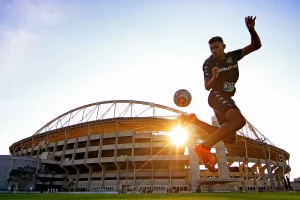 Juninho. Treino do Botafogo no Estadio Nilton Santos. 25 de Fevereiro de 2022, Rio de Janeiro, RJ, Brasil. Foto: Vitor Silva/Botafogo.