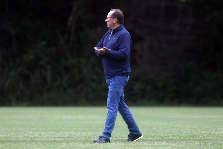John Textor visita CT do Botafogo no Espaco Lonier. 06 de Janeiro de 2022, Rio de Janeiro, RJ, Brasil. Foto: Vitor Silva/Botafogo.