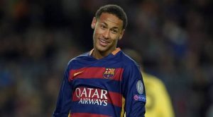 Neymar em ação pelo Barcelona. Foto: AFP