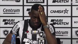 Luiz Henrique se despede do Botafogo. Foto: Reprodução GE