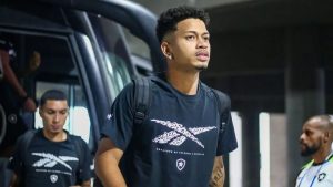 Kawan, defensor do Botafogo. Foto: Arthur Barreto.