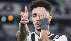 Kaue comemorando gol na vitória do Botafogo contra a Portuguesa-RJ. Foto: Arthur Barreto/BFR