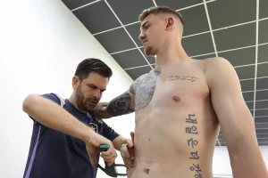 Leo Linck Treino do Botafogo, Esoaco Lonier. 17 de Janeiro de 2025, Rio de Janeiro, RJ, Brasil. Foto: Vitor Silva/Botafogo.