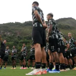 Lucio flavio. Treino do Botafogo, Esoaco Lonier. 04 de Outubro. de 2023, Rio de Janeiro, RJ, Brasil. Foto: Vitor Silva/Botafogo.