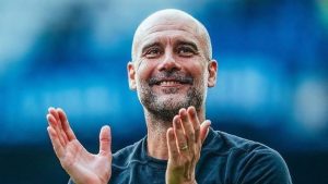 Pep Guardiola é o técnico do Manchester City. Foto: Getty images