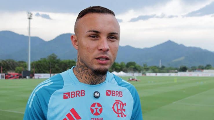 Everton Cebolinha, jogado do Flamengo. Foto: Rerodução/Flamengo