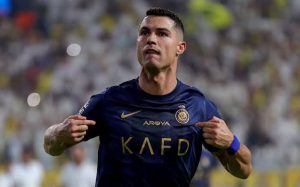 Cristiano Ronaldo em ação pelo Al-Nassr. Foto: Reprodução
