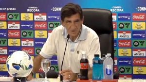 Gustavo Costas, técnico do Racing. Foto: Conmebol