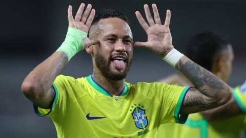 Neymar em ação pela seleção brasileira. Foto: CBF