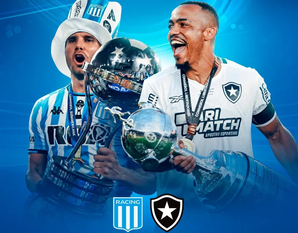 recopa botafogo racing conmebol chegando