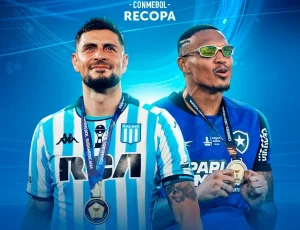 recopa botafogo racing conmebol chegando ai