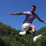 Santiago Rodriguez em treino do Botafogo. Foto: Vitor Silva.