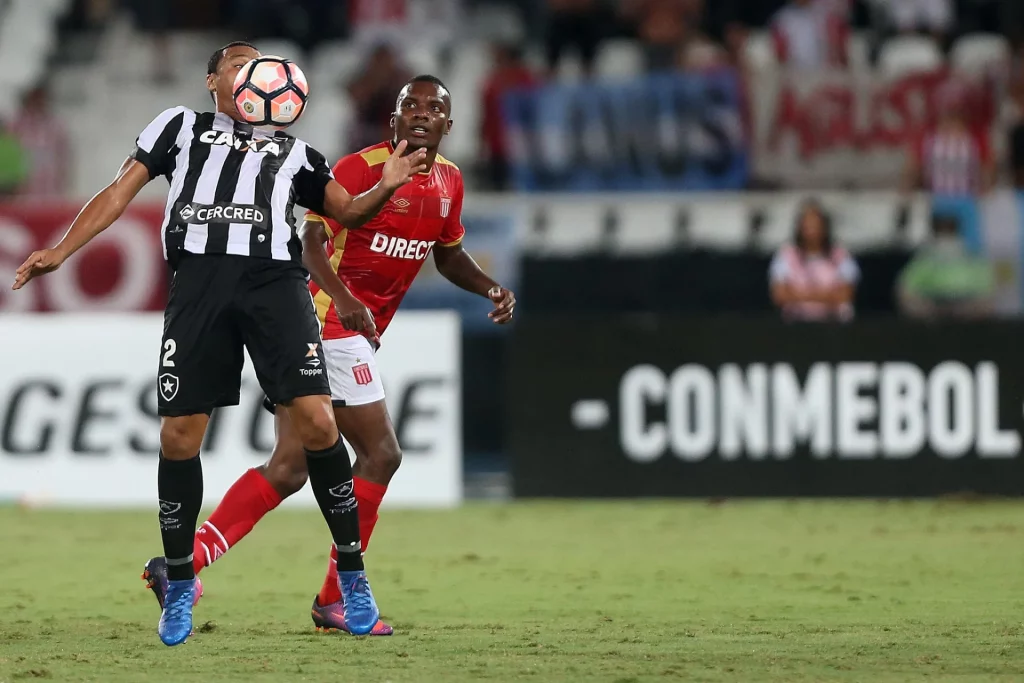 Roger. Botafogo x Estudiantes pela Conmebol Libertadores Bridgestone no estadio Nilton Santos. 14 de Marco de 2017, Rio de Janeiro, RJ, Brasil. Foto: Vitor Silva/SSPress/Botafogo.