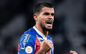 Cauly em ação pelo Bahia. Foto: Divulgação.