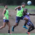 alex telles matheus martins nathan fernandes no botafogo treino