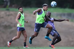 alex telles matheus martins nathan fernandes no botafogo treino