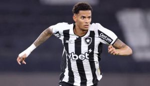 Newton em ação pelo Botafogo. Foto: Divulgação.