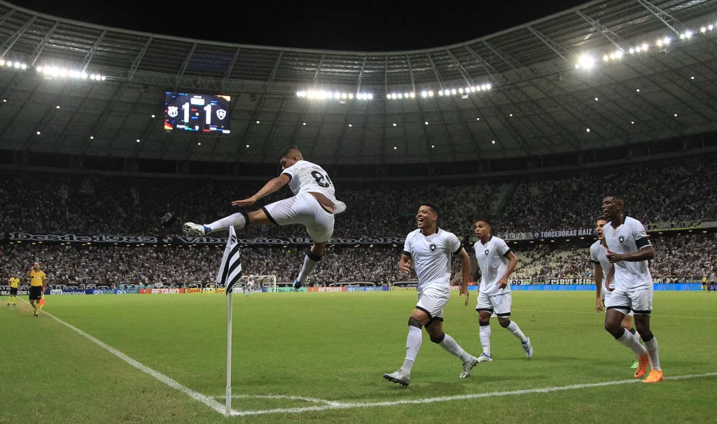 Erison Ceara x Botafogo pelo Campeonato Brasileiro no Estadio Arena Castelao. 17 de Abril de 2022, Fortaleza, CE, Brasil. Foto: Vitor Silva/Botafogo.