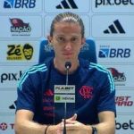 Filipe Luís é o técnico do Flamengo. Foto> Reprodução.