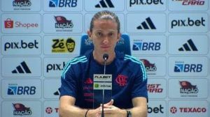 Filipe Luís é o técnico do Flamengo. Foto> Reprodução.