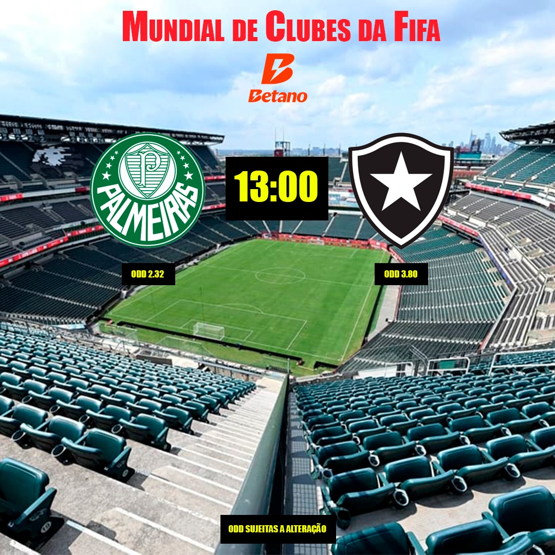 Prognóstico - Palmeiras x Botafogo - Copa do Mundo de Clubes 2025 - Meu Botafogo