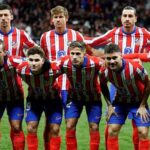 Elenco do Atlético de Madrid. Foto: Reprodução.