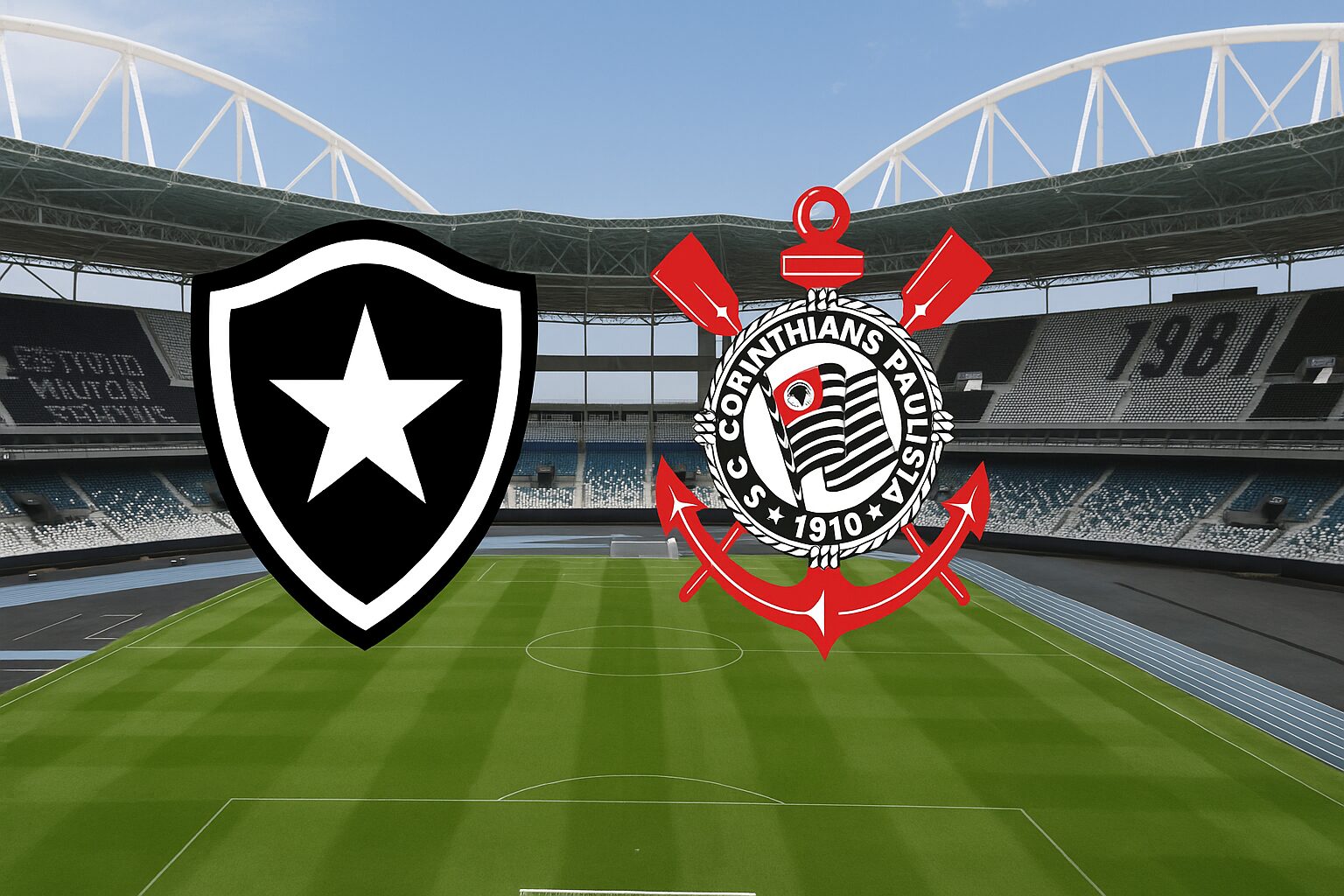 Botafogo x Corinthians: veja escalações, suspensos e onde assistir neste sábado (26), às 18h30 - Meu Botafogo
