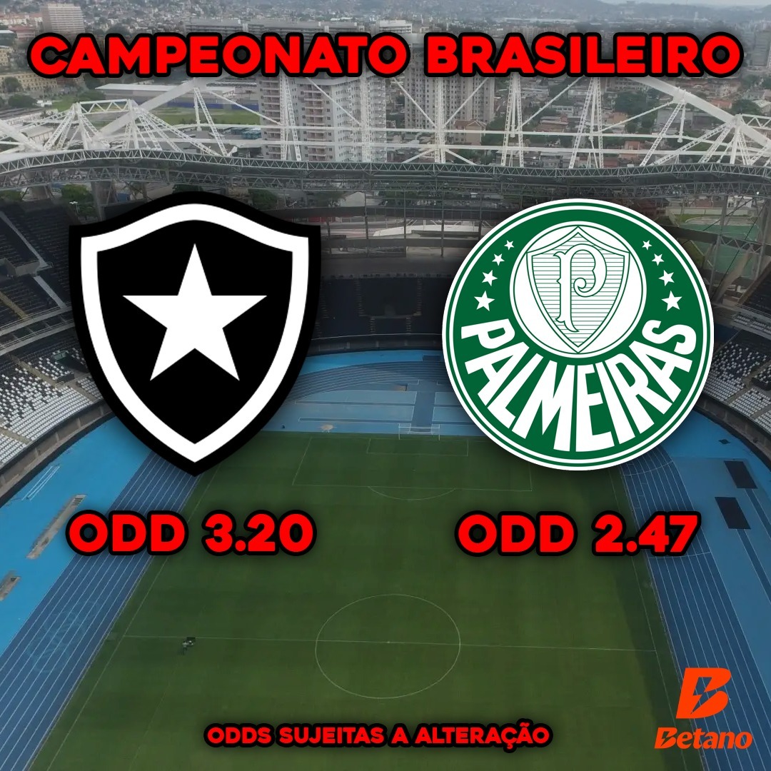 Prognóstico - Botafogo x Palmeiras - Série A 2025 - Meu Botafogo